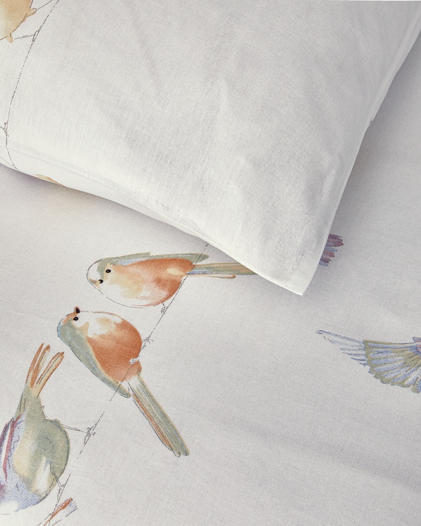 Bird Talk Duvet Cover Set Timeless