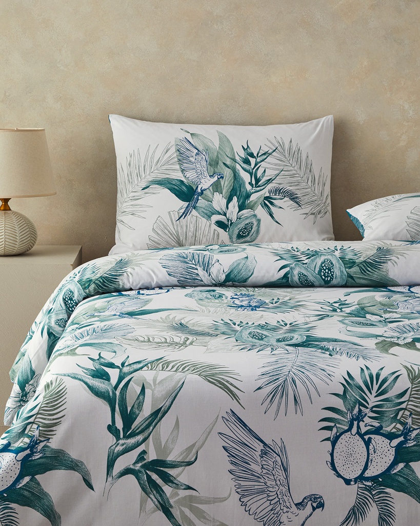 Exotic Toile Duvet Cover Set Exotic Carnival