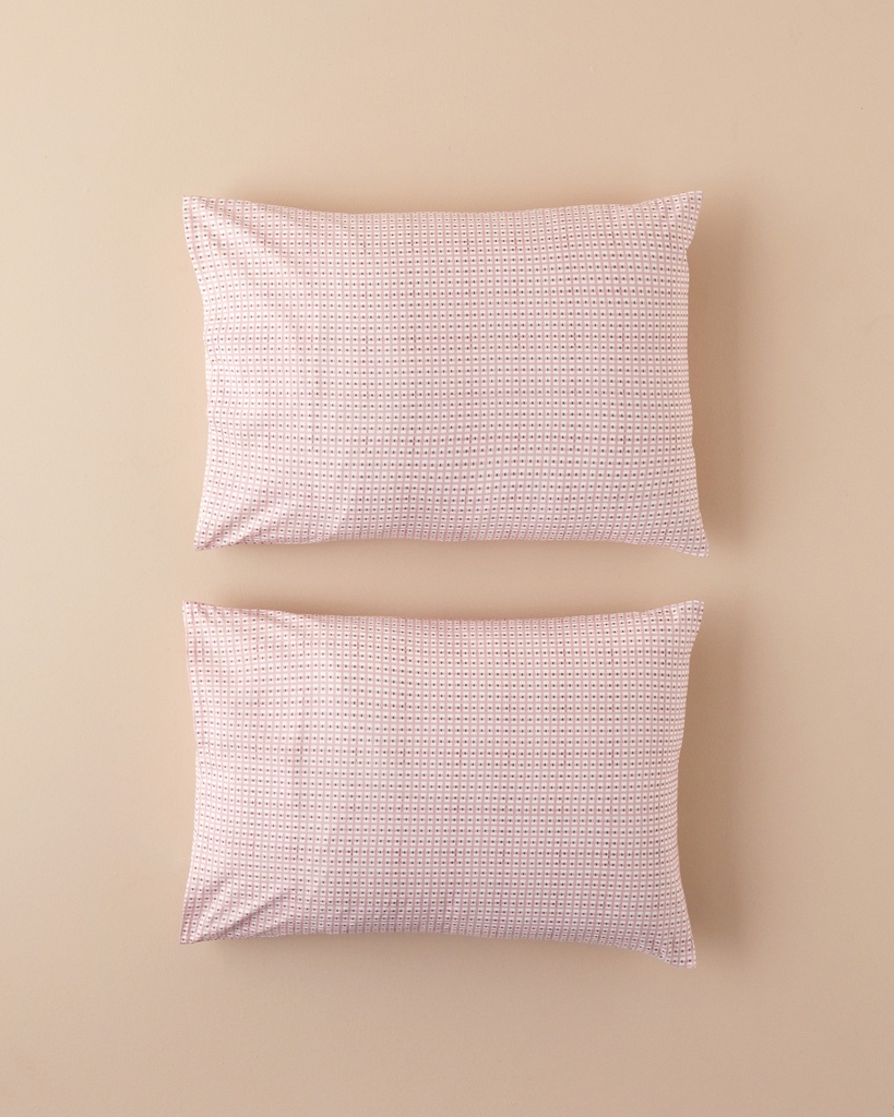 Floral Grid PillowCase Ornate Retro