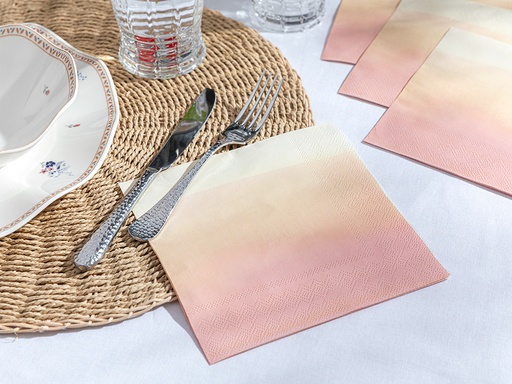 [10032694001] Palette Tissue Napkin Circle Of Life (Pink)