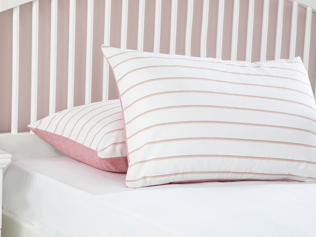 Textured Stripe Pillowcase TIMELESS ROMANCE