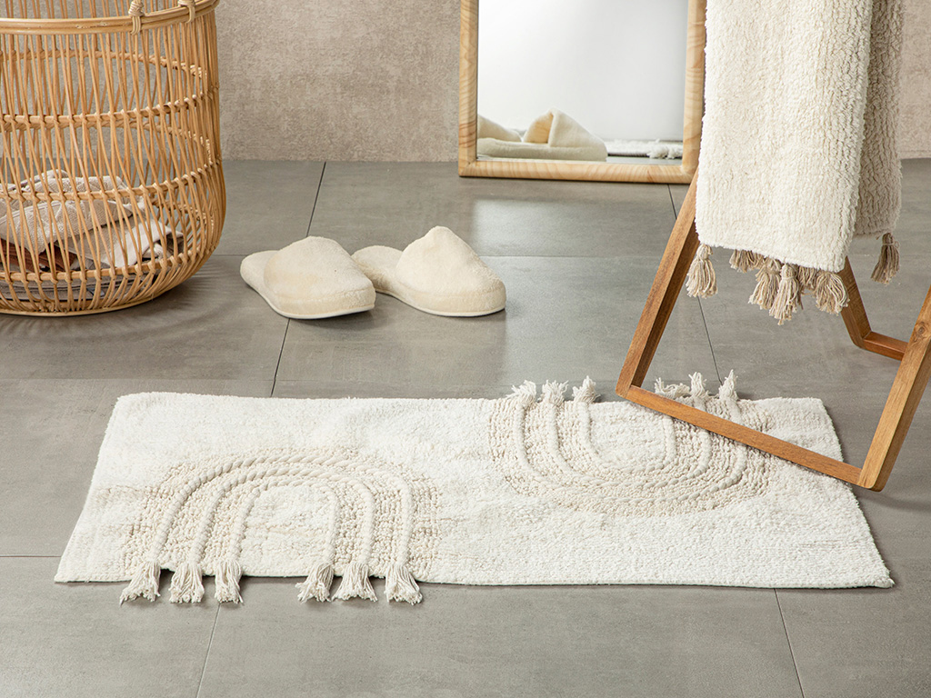 Hill Bath Mat Natural