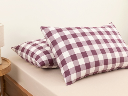 [10030103001] Gingham Pillowcase TIMELESS ROMANCE