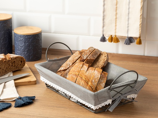 [10028148001] Olivia Bread Basket Timeless