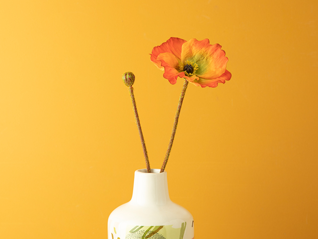 Poppy Artificial Flower Flowertopia