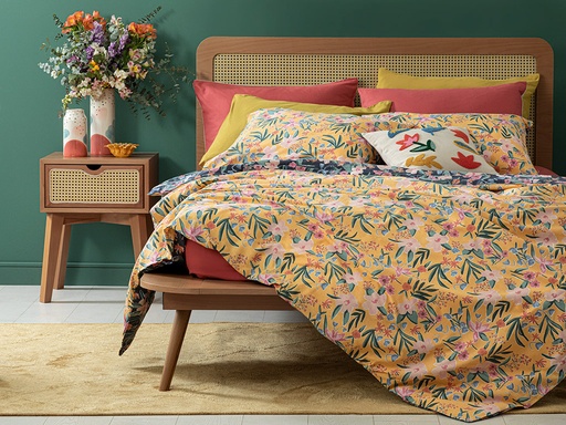 [10035239001] Vivacity Bloom Duvet Cover Set Pack Flowertopia (160x220cm, ForOnePerson)