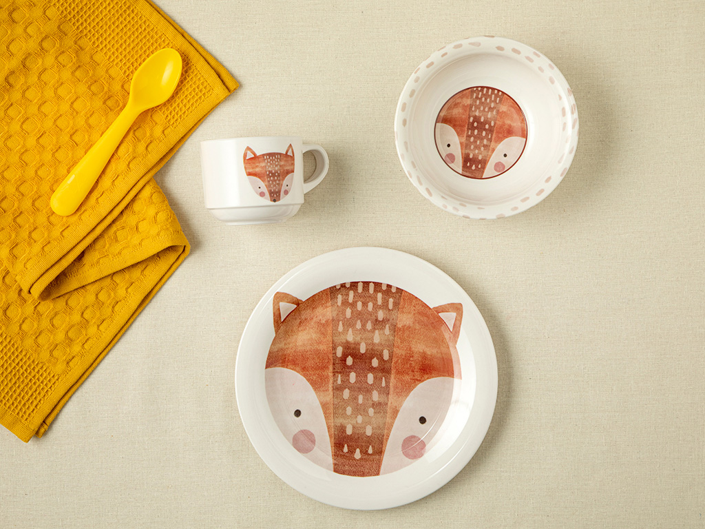 Fox Baby Food Set Flowertopia