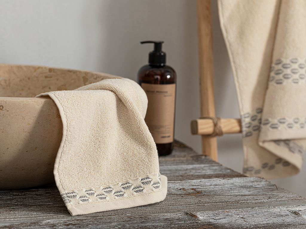 Natural Flow Hand Towel Natural