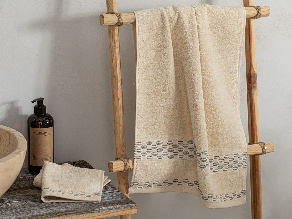 Natural Flow Face Towel Natural