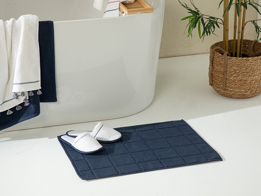 [10035469001] Diamond Towel for Foot Coastal Dream (DarkBlue)