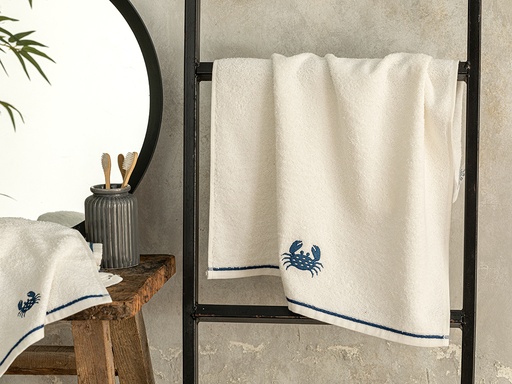 [10035516001] Crab Face Towel Timeless