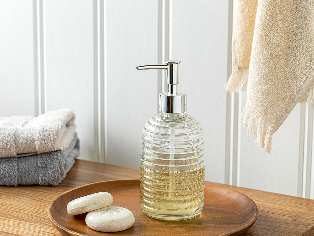 Thick Stripe Liquid Soap Dispense Timeless