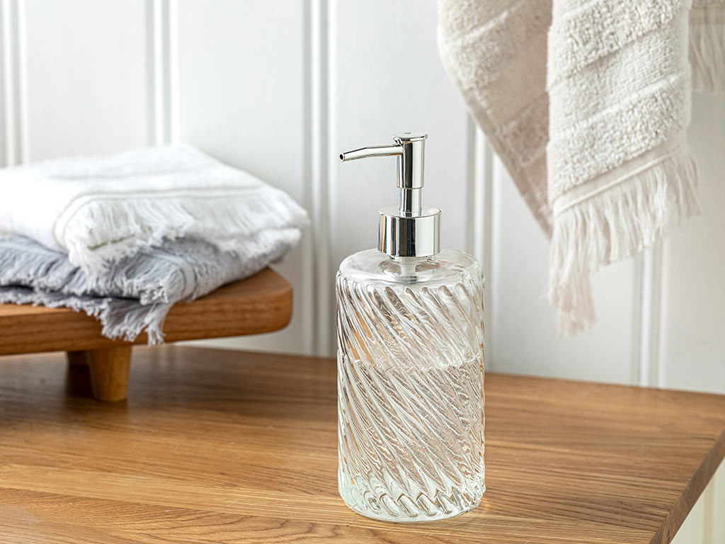 Stripy Liquid Soap Dispense Timeless