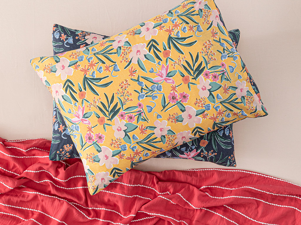 Vivacity Bloom Pillowcase Flowertopia