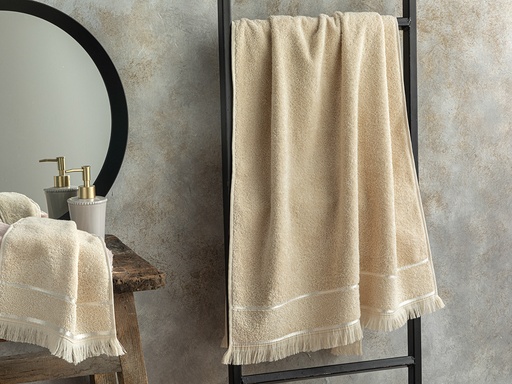 [10035651001] Vegan Bath Towel Timeless (Beige)