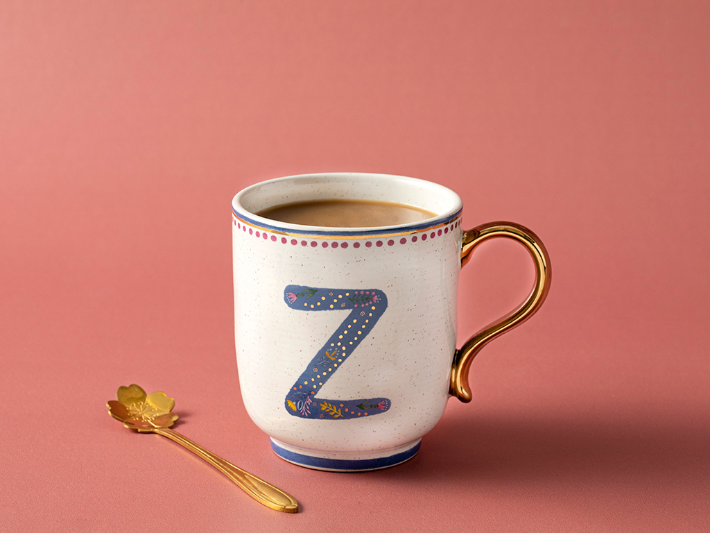 Letter Z Mug Flowertopia