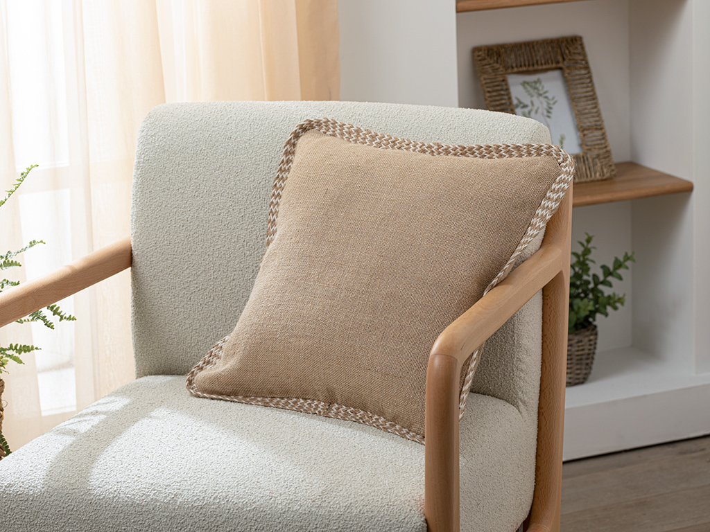 Jute Greta Cushion Cover Natural