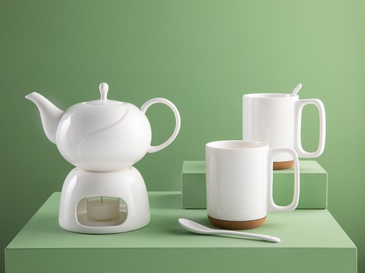 [10035271003] Simple Elegant Pot Set Timeless (600ml+280ml, 2Set)