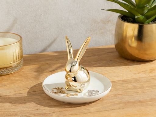 [10035954001] Rabbit Jewelry Holder Timeless