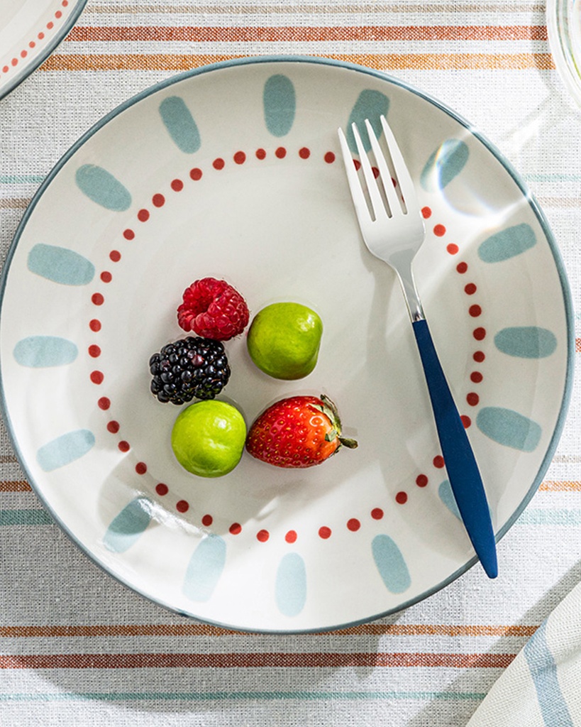 Aquatic Twist Cake Plate Aquatic Depth