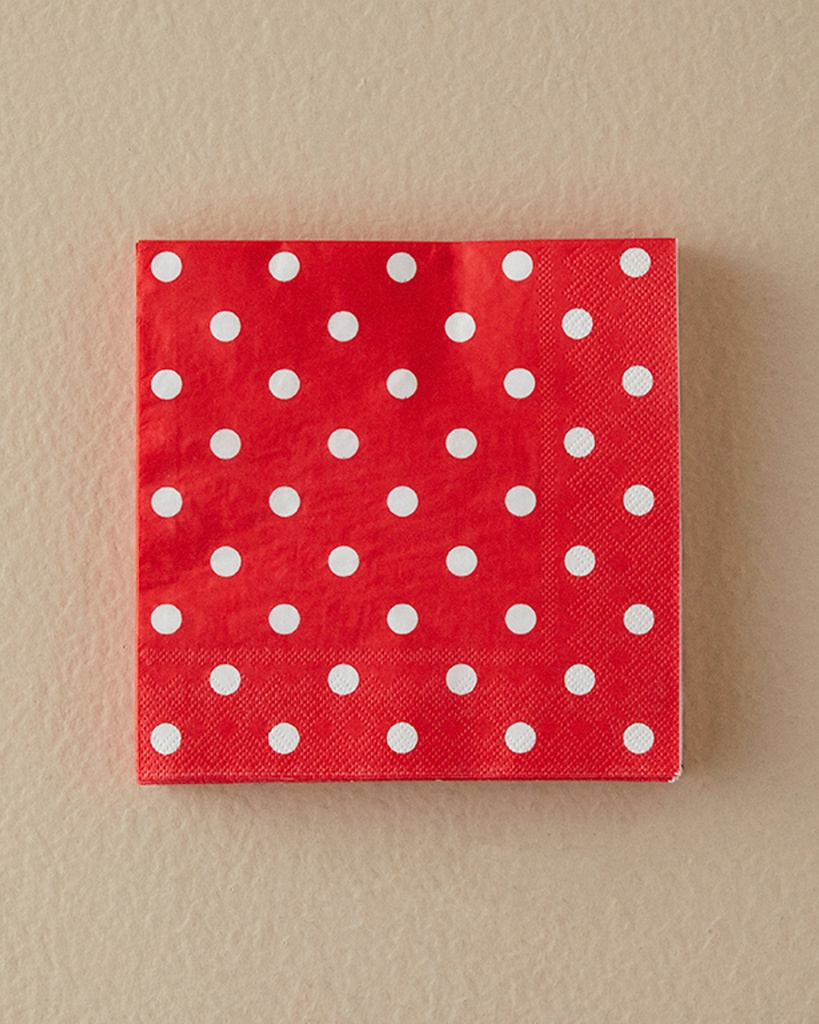 Christmas Dots Napkin Cheerful Holidays