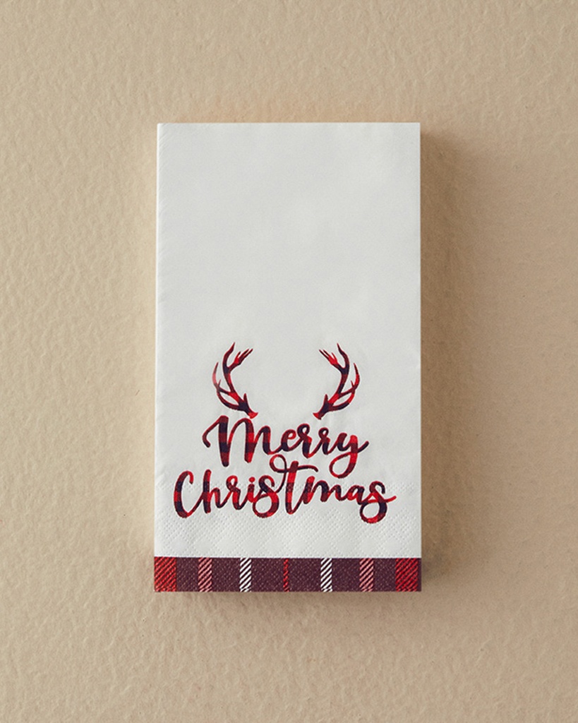 Merry Christmas Napkin Cheerful Holidays