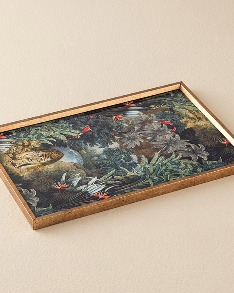 Exotic Forest Decorative Tray Exotic Wandering