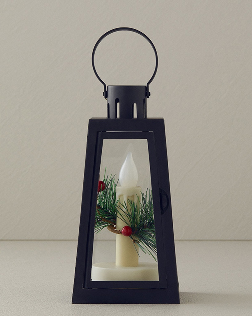 Candlelight Lantern Cheerful Holidays