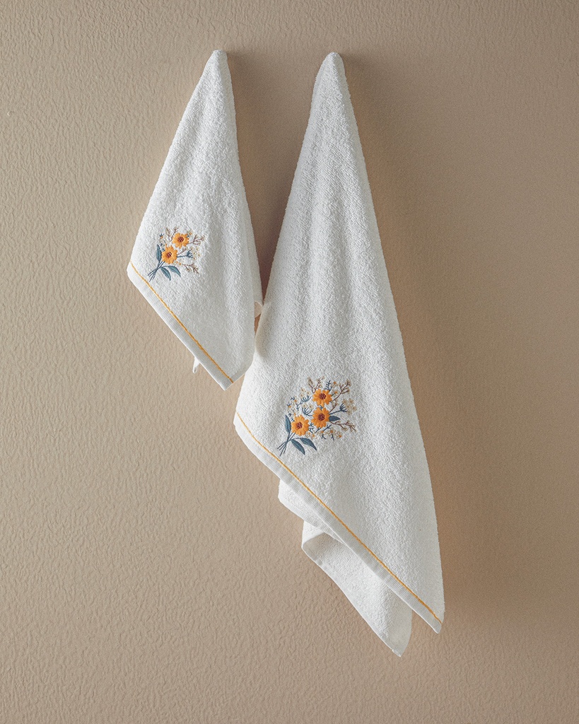 Sunflowers Face Towel Set Timeless