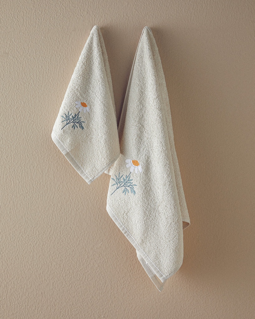 Daisy Garden Face Towel Set Timeless