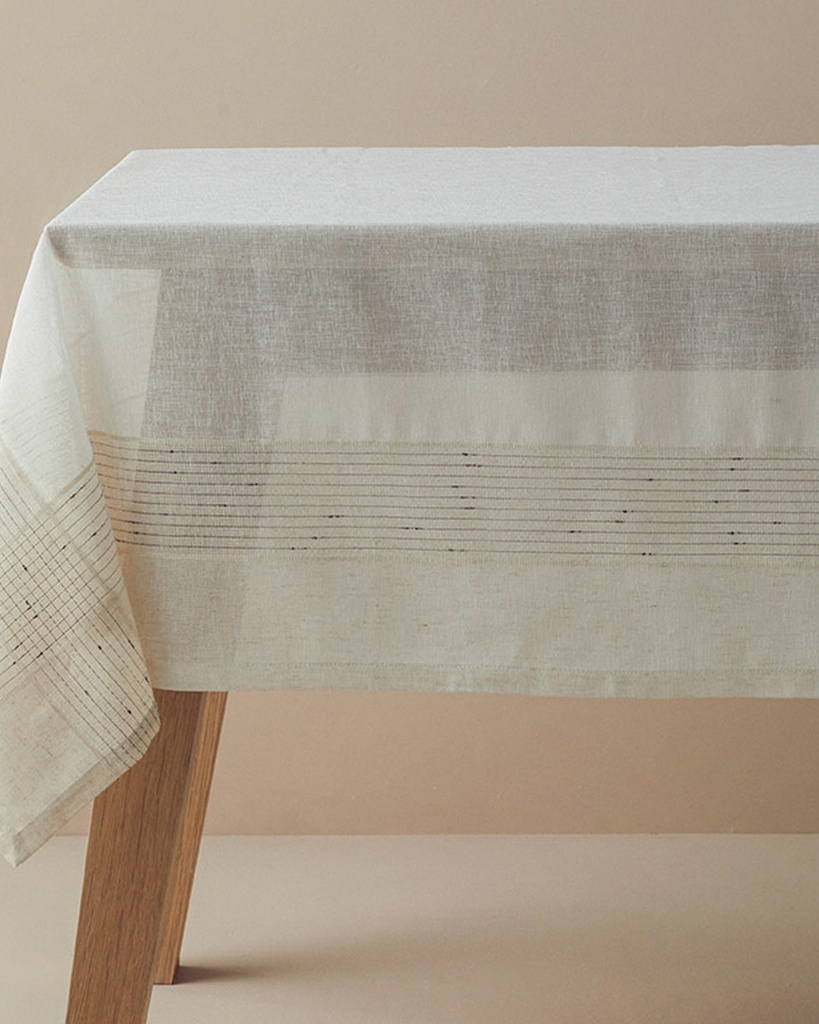 Luxe Linen Look Table Cloth Luxury Collection