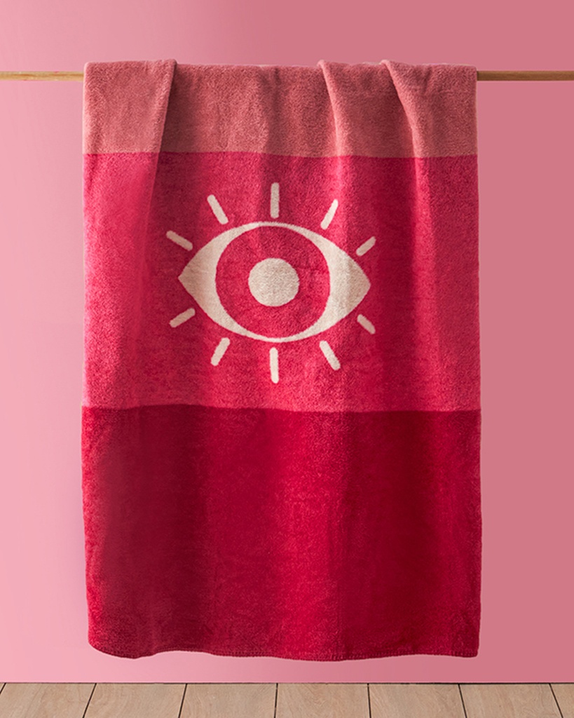 Pink Hope Tv Blanket Touch of Life