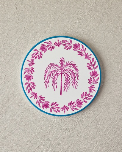 [10041576001] Carnival Tree Trivet Exotic Carnival