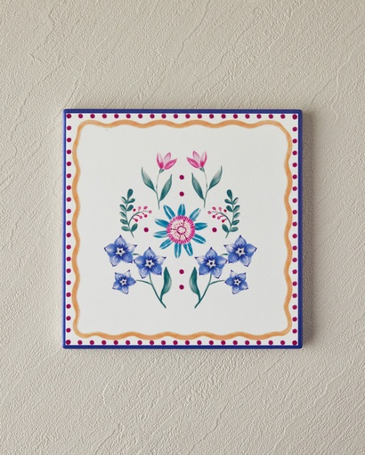 [10041578001] Carnival Flower Trivet Exotic Carnival