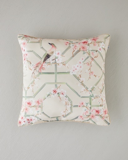 [10042710001] Grön Decorative Cushion Sakura