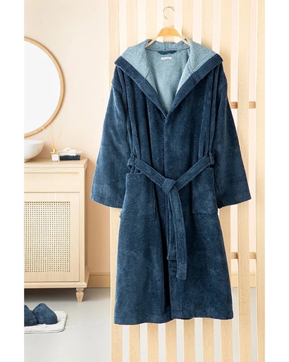 [10037206002] Softy Bathrobe Timeless