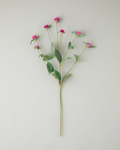 [10041231001] Gomphrena Single Branch Artifi Timeless