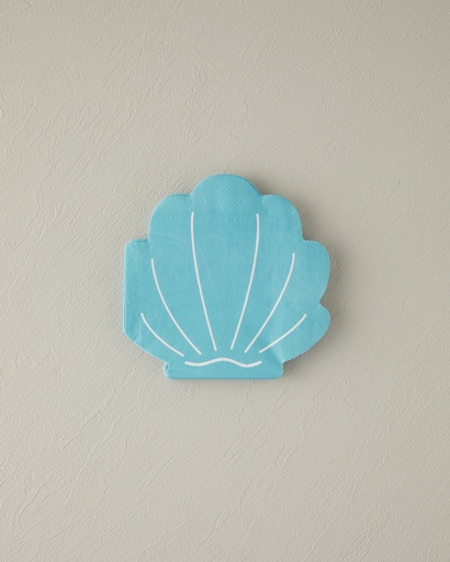 [10042971001] Seashell Napkin Jolly Marine