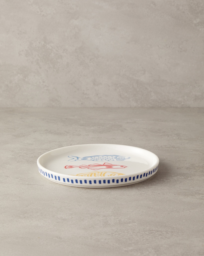 Flake Cake Plate Jolly Marine