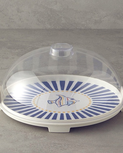 [10043300001] Jolly Blue Cake Stand Jolly Marine