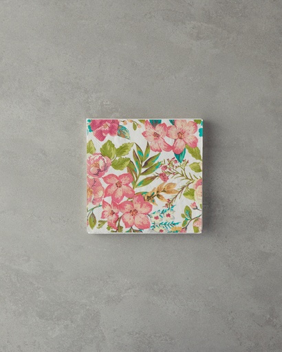 [10043720001] Flowery Napkin Timeless