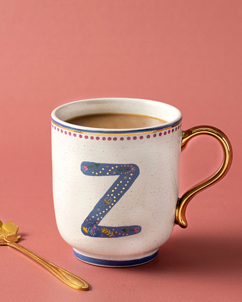 Letter Z Mug Flowertopia