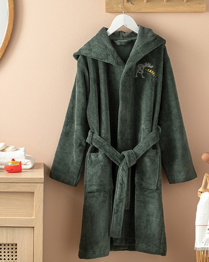 Dinosaurs World Bathrobe For Kids Timeless