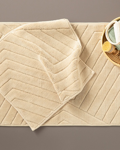 Wavy Bath Mat Set Timeless