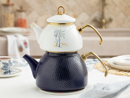 [10038530001] Toile Botanical Tea Pot Exotic Wandering