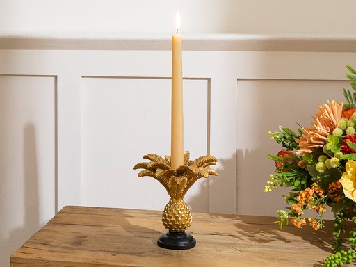 Glitter Palm Candlestick Exotic Wandering