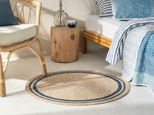 [10034486003] Daina Decorative Jute Rug Coastal Dream