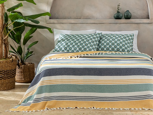 [10039324002] Elvin Bed Spread Exotic Wandering