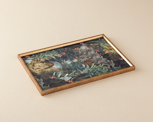 [10039398001] Exotic Forest Decorative Tray Exotic Wandering