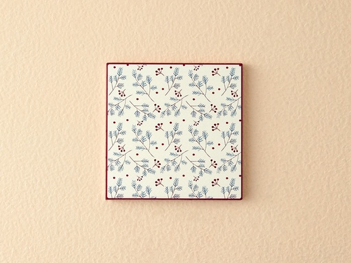 [10039478001] Crispy Flowers Trivet Cheerful Holidays